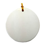 3 Inch Ceramic Ornament - Round (Q138822)