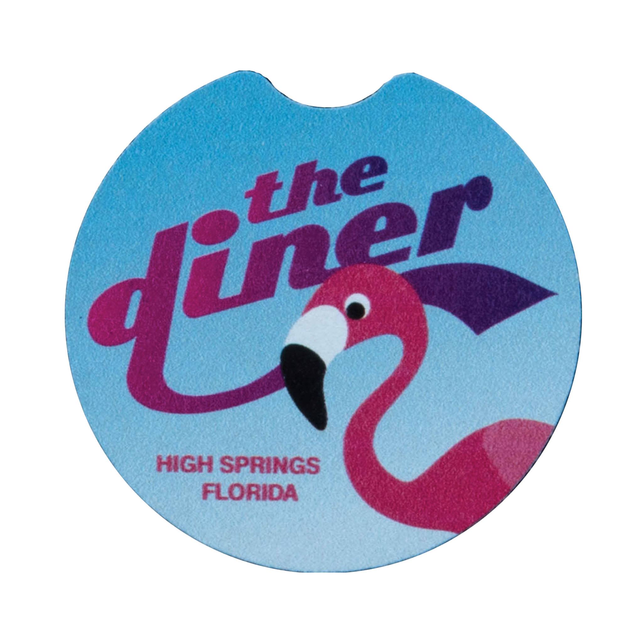 Pulpboard Car Coasters 55Pt  Imprinted with Logo (Q139111)