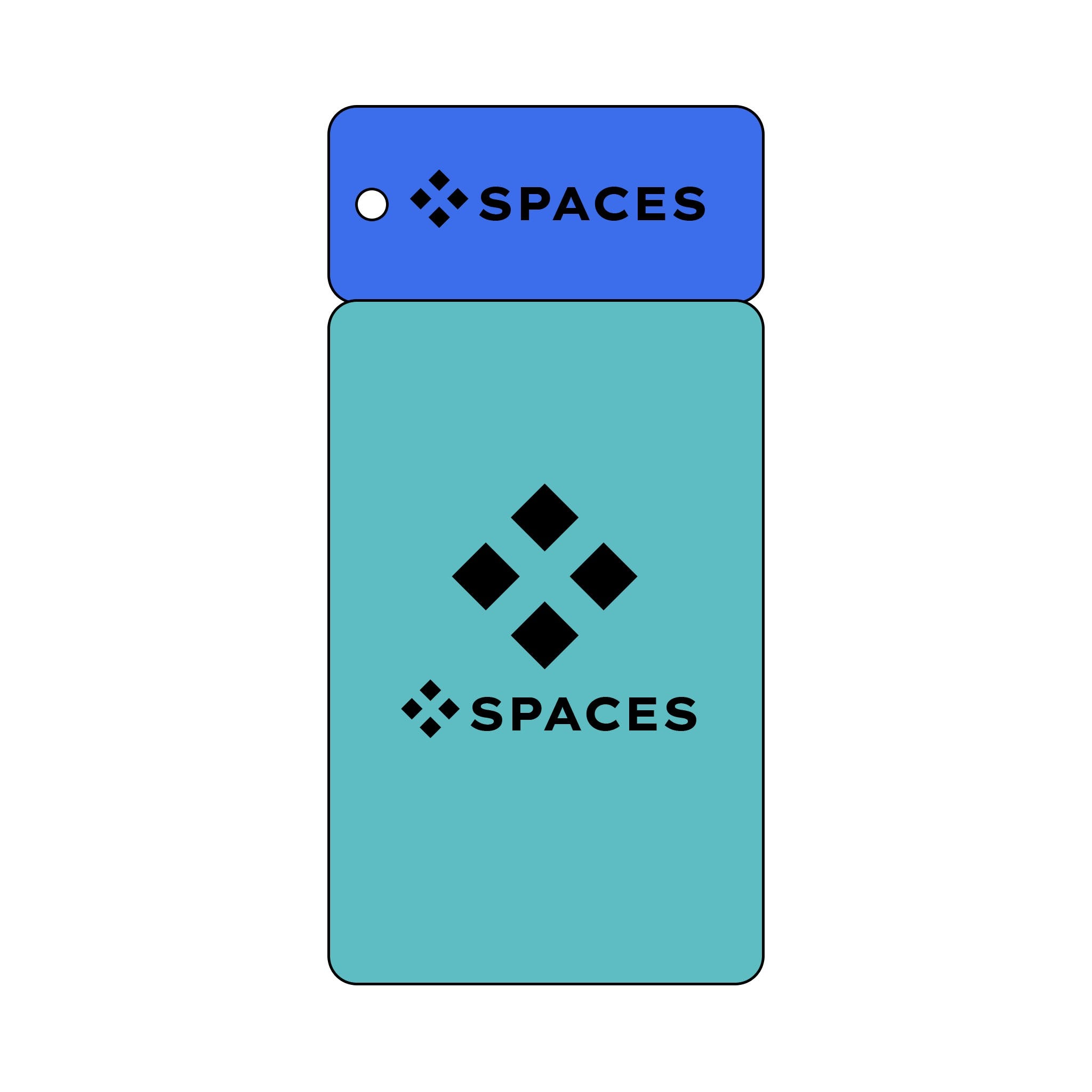 Prism Card & Key Tag Set: 4.13 x 2.13 In. (Q140022)