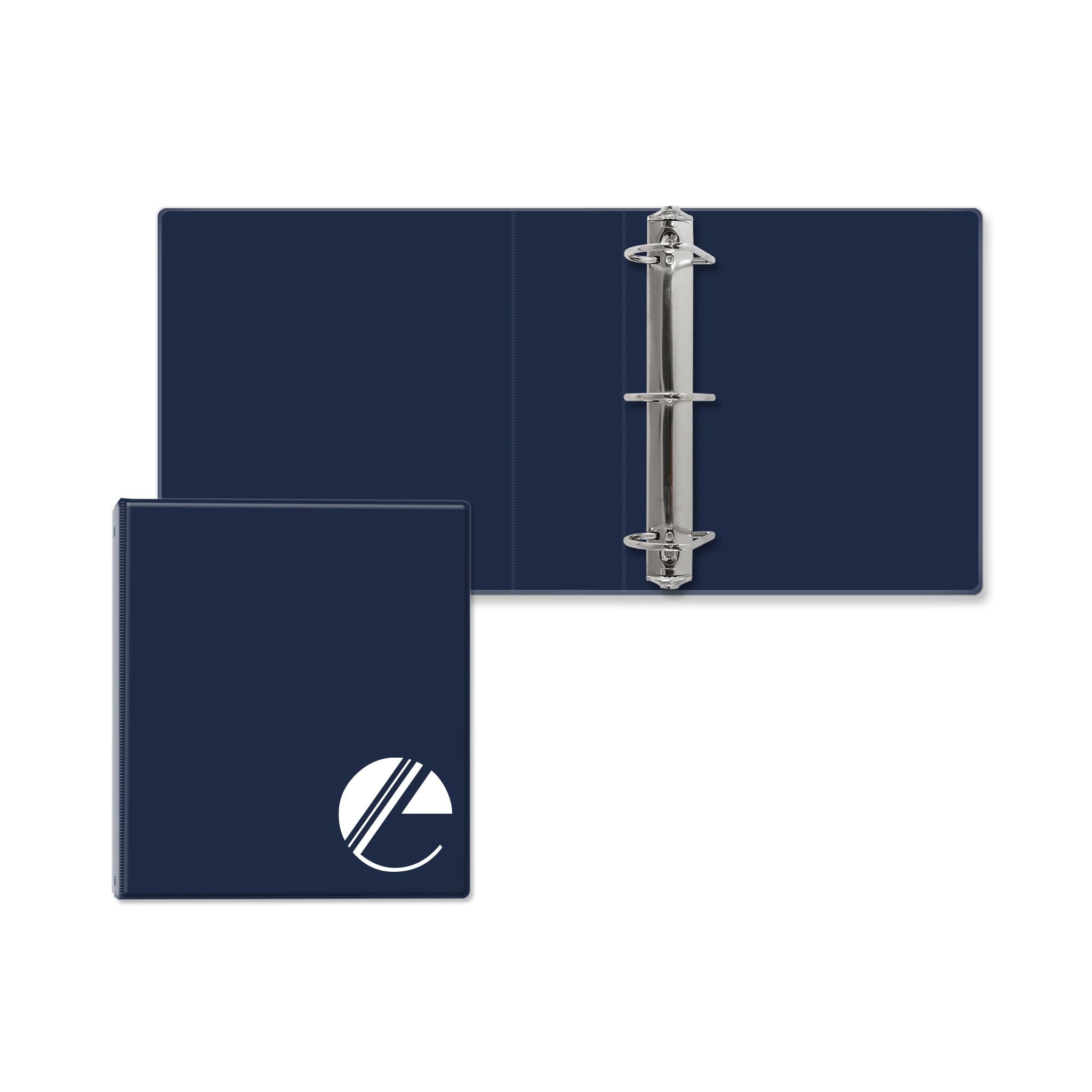 2.5 Inch Express Angle D Ring Binder  Imprinted with Logo (Q140122)