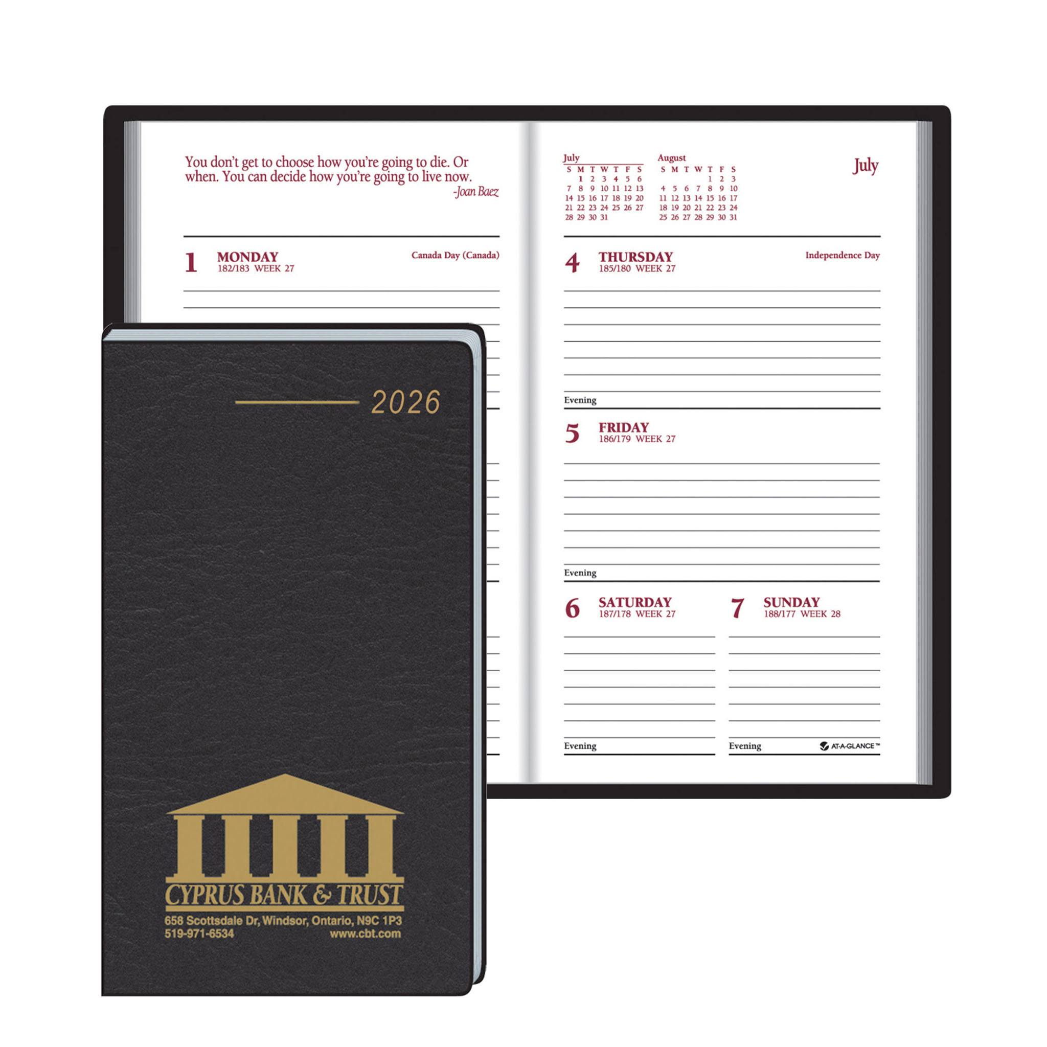 Pocket Partner Weekly Planner  Imprinted with Logo (Q140211)