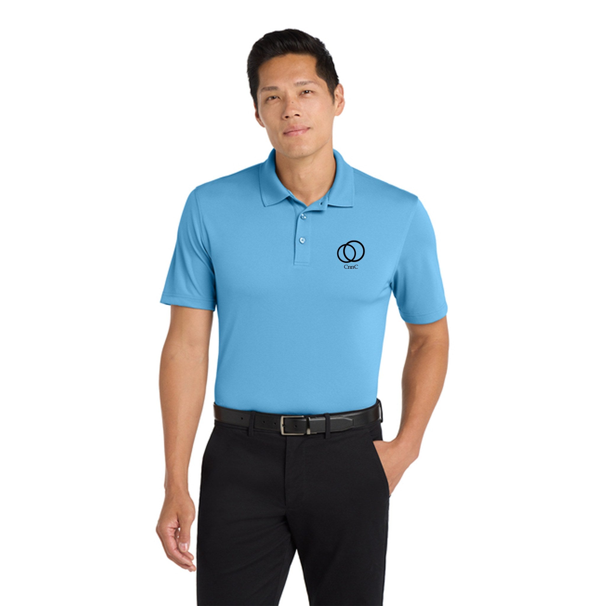 Port Authority® Dry Zone® UV Micro-Mesh Polo Shirt  Imprinted with Logo (Q140922)