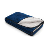 Oversized Wearable WFH Cozy Fleece Sherpa Blanket (Q141322)