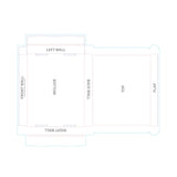 11.25" x 9.25" x 1" E-Flute Tuck Box (Q141422)