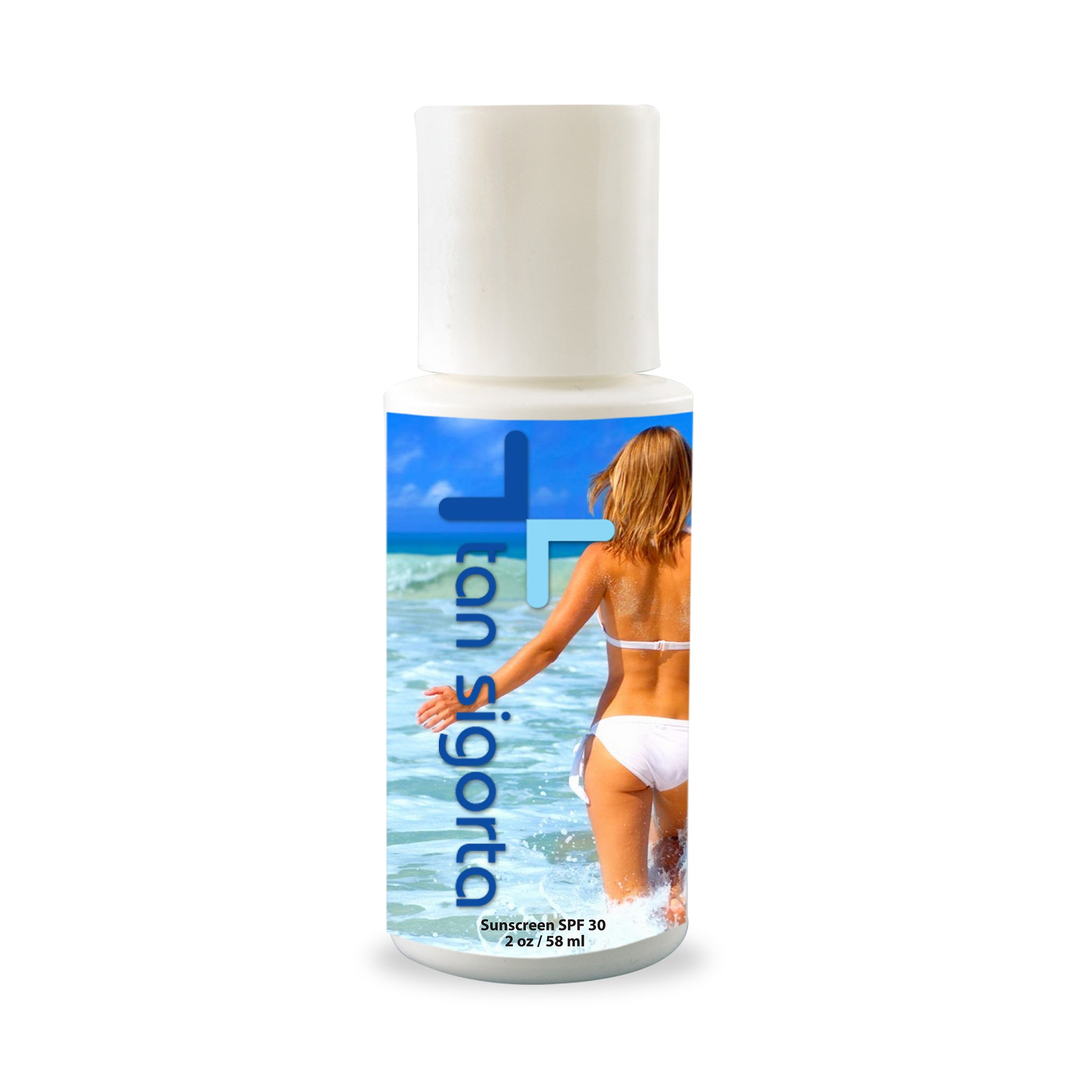 2 Oz. SPF30 Sunblock / Sunscreen Lotion  Imprinted with Logo (Q141432)