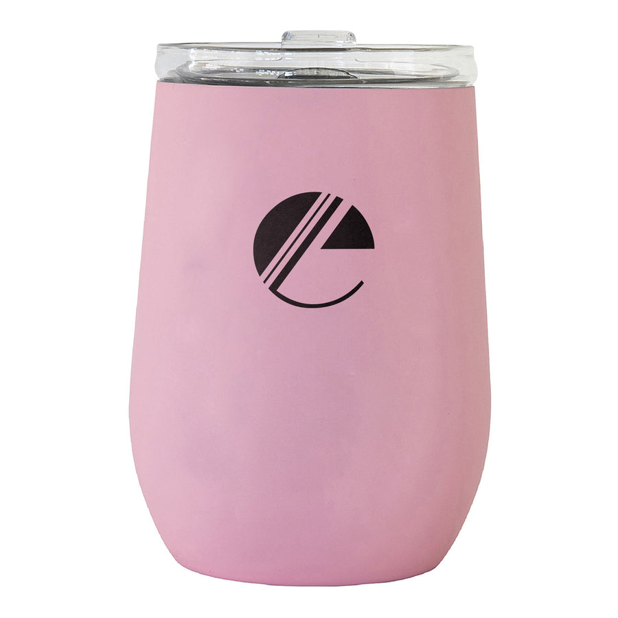 10 Oz. Vinglace Stemless Wine Tumbler - Rose (Q142622)