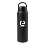 16 Oz. Aviana™ Rowan Recycled Water Bottle - Black  Imprinted with Logo (Q143022)