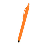 Zinnia Rubberized Pen With Stylus (Q145122)