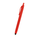 Zinnia Rubberized Pen With Stylus (Q145122)