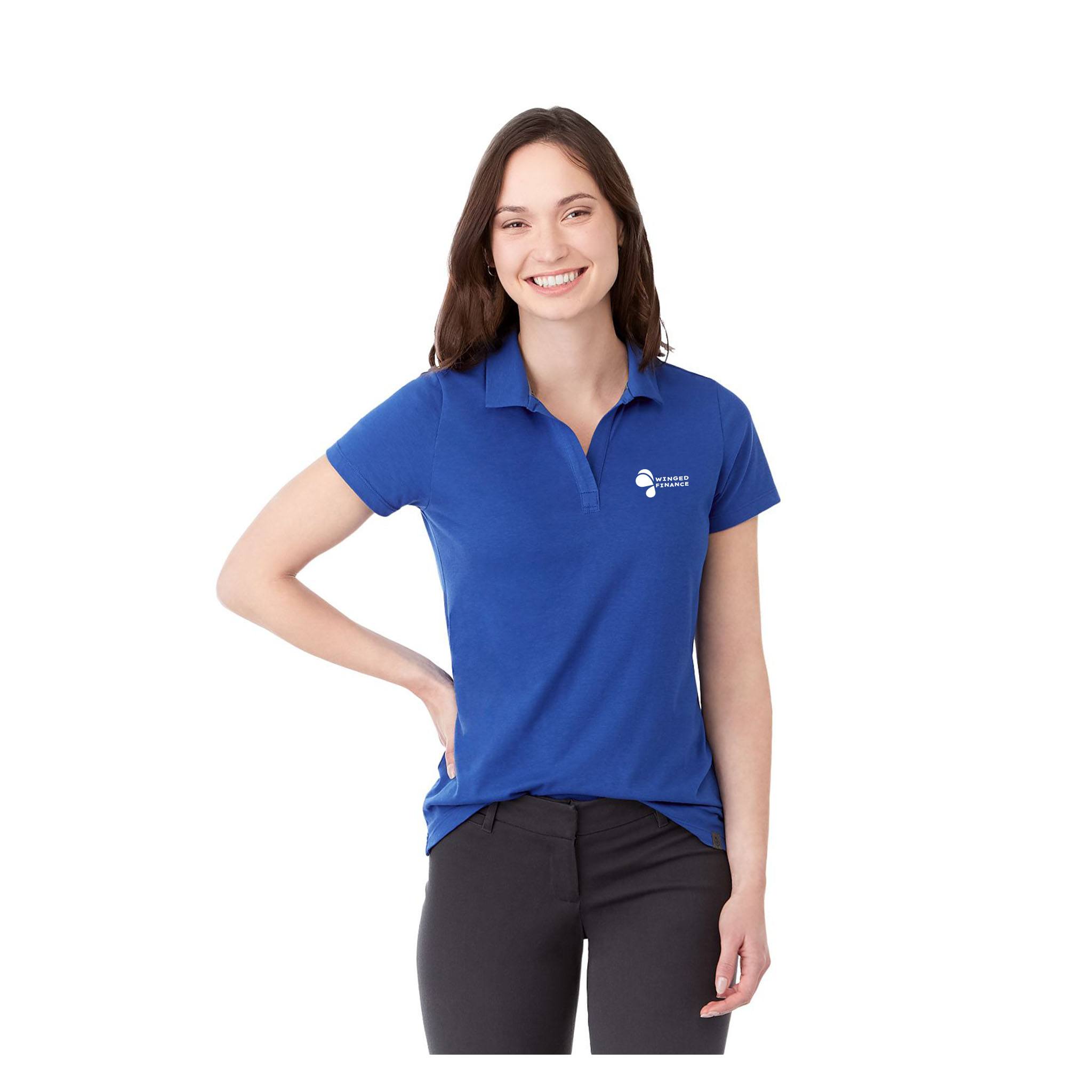 Women's SOMOTO Eco Short Sleeve Polo  Imprinted with Logo (Q145622)