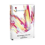 Acrylic Vibrant Full Color Plaque  Imprinted with Logo (Q146611)