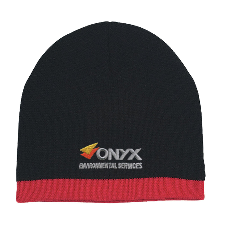 Knit Beanie With Stripe (Q147476)