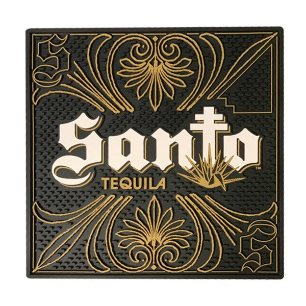 14 x 14 Inch Heavy Duty Vinyl Bar Counter Mat  Imprinted with Logo (Q147922)