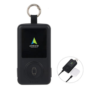 Charter 6200mAh Light Up Power Bank With Watch Charger & Keyring (Q148532)
