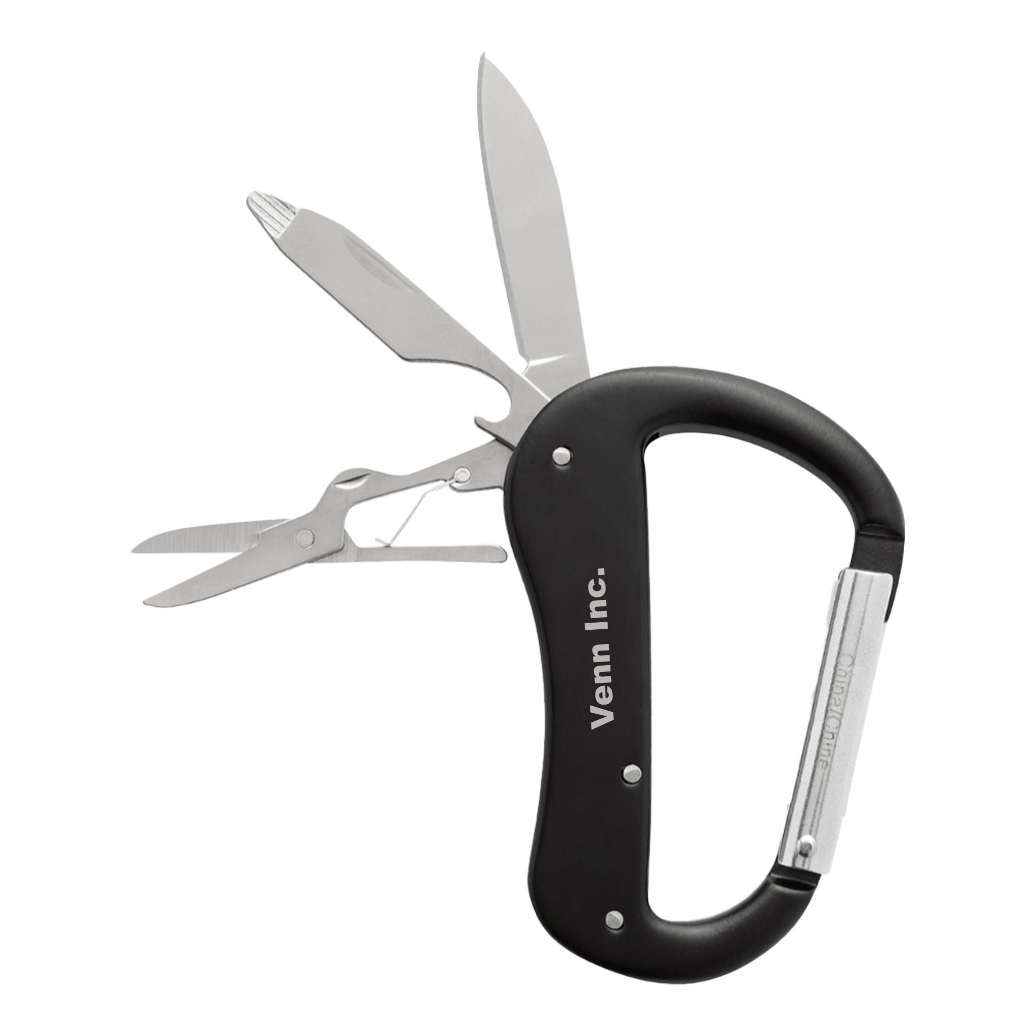 Prime Line Carabiner Multi-Tool  Imprinted with Logo (Q149532)