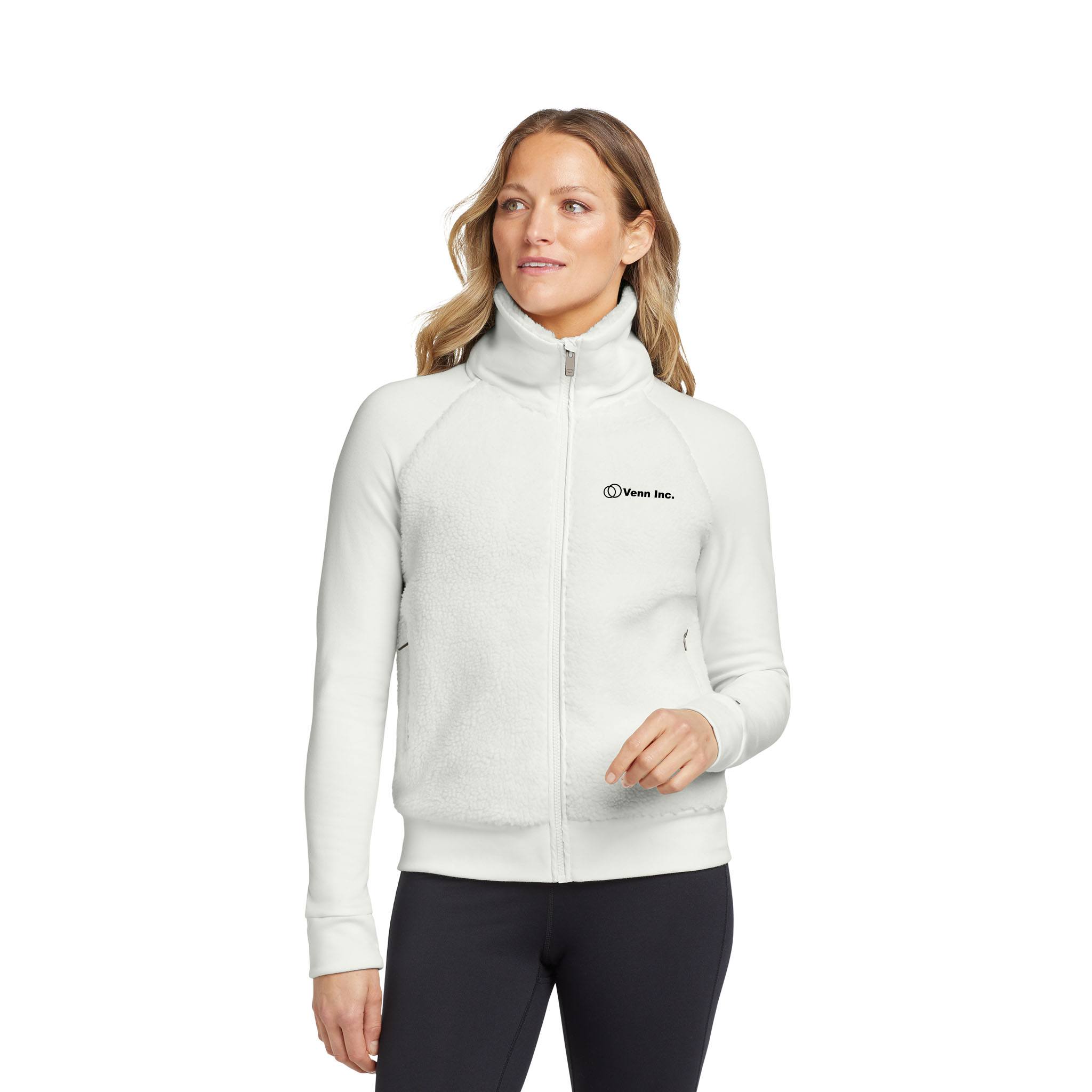 OGIO® Ladies Luuma Sherpa Full-Zip Jacket  Imprinted with Logo (Q150722)