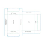 13" x 9.75" x 2.5" E-Flute Fold Above Box (Q151422)