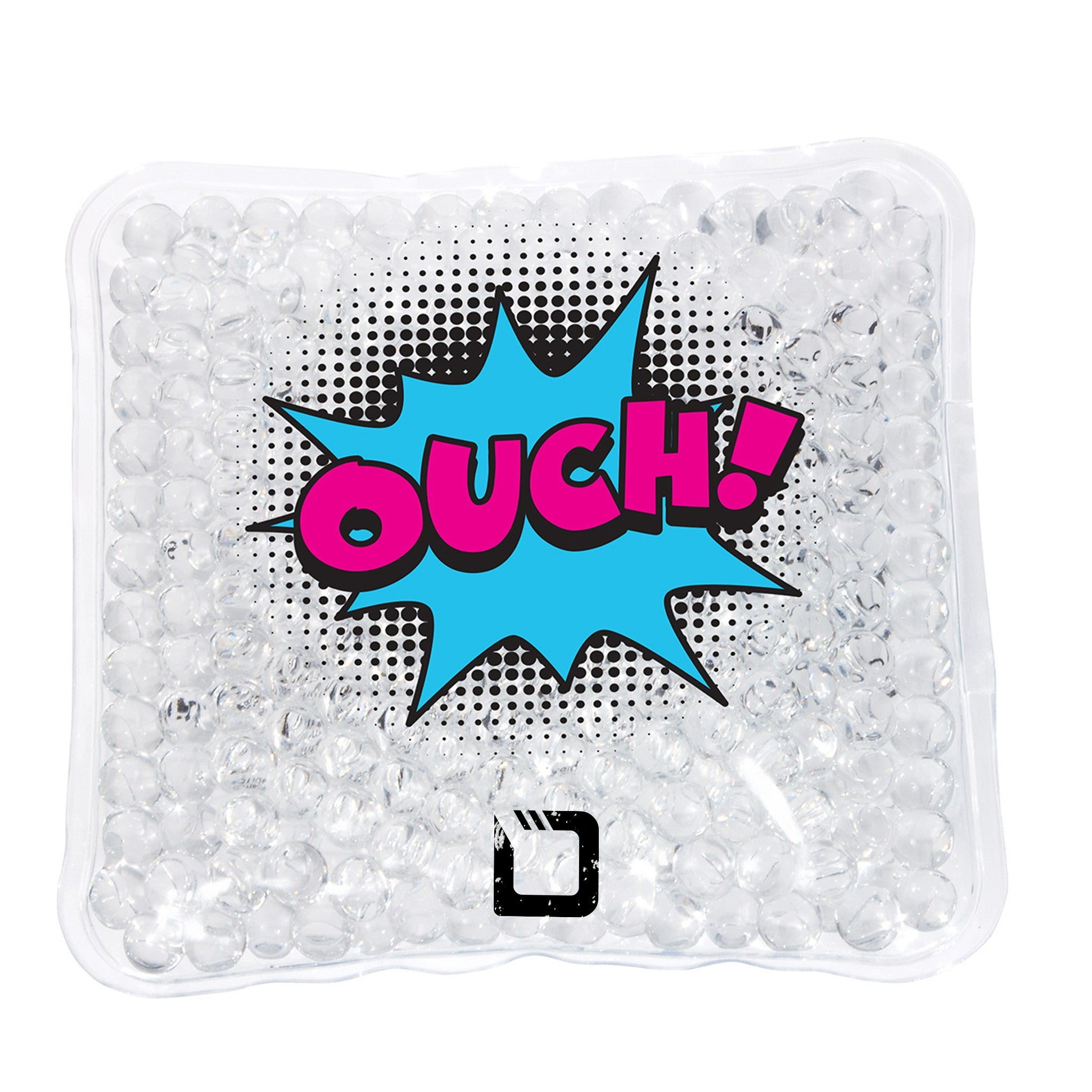 Aqua Pearls™ Square Ouch! Hot/Cold Pack  Imprinted with Logo (Q152022)