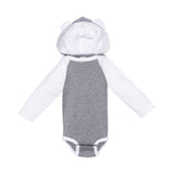 Rabbit Skins Infant Fine Jersey Character Hooded Long Sleeve Bodysuit with Ears (Q152332)