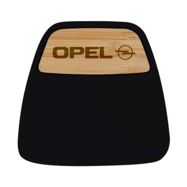 Bamboo Accent Magnet Clip  Imprinted with Logo (Q153922)