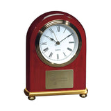 Rosewood Arch Clock  Imprinted with Logo (Q156622)