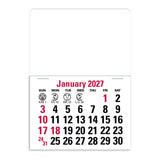 4C Press-N-Stick Header Standard Calendar (14-Month) (Q159122)
