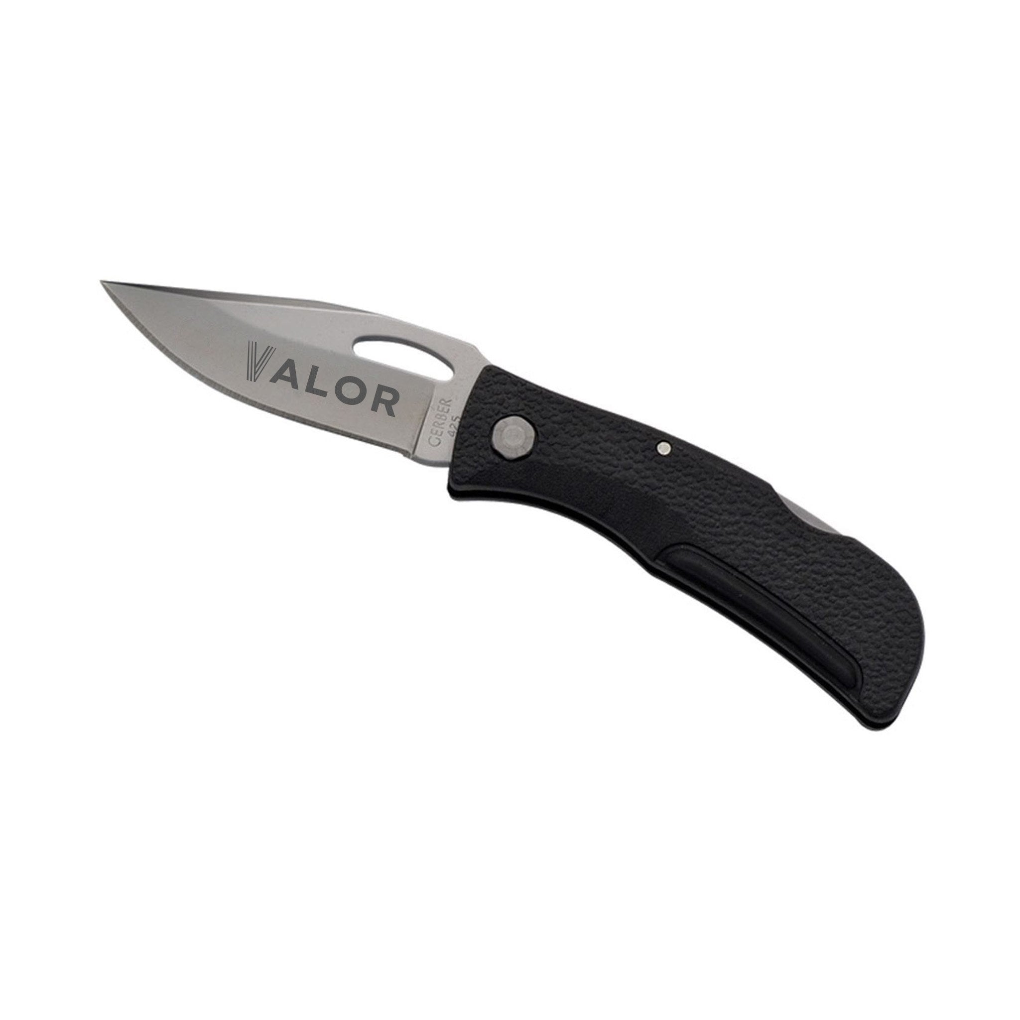 Gerber® E-Z Out Junior Lockback Pocket Knife  Imprinted with Logo (Q159332)