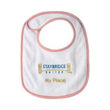 Terry Cotton Baby Bib  Imprinted with Logo (Q161432)
