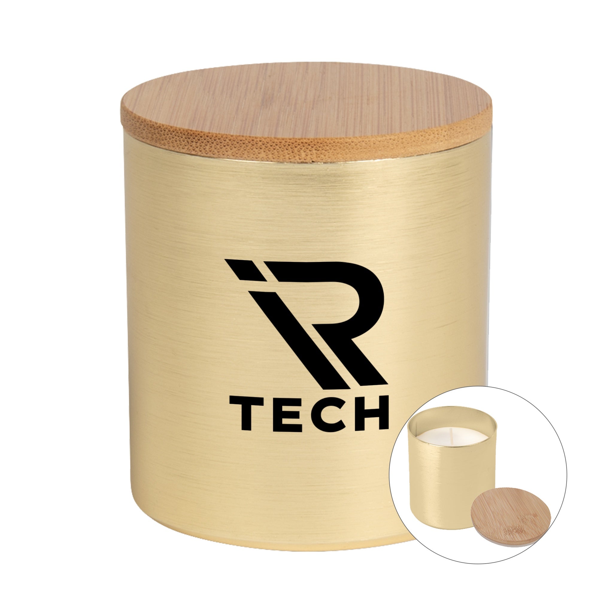 Anaheim Aluminum Candle  Imprinted with Logo (Q161922)