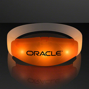 Orange LED Steady Illumination Stretch Bracelet (Q162632)