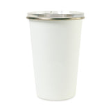 14 Oz. Arlo Classics Stainless Steel Travel Tumbler - White (Q162922)