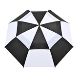 60" Elements Recycled Auto Open Double Canopy Golf Umbrella (Q163022)