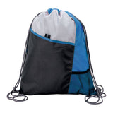 Mesh Drawstring Bags with Front Pull-Tab Pocket (Q164311)