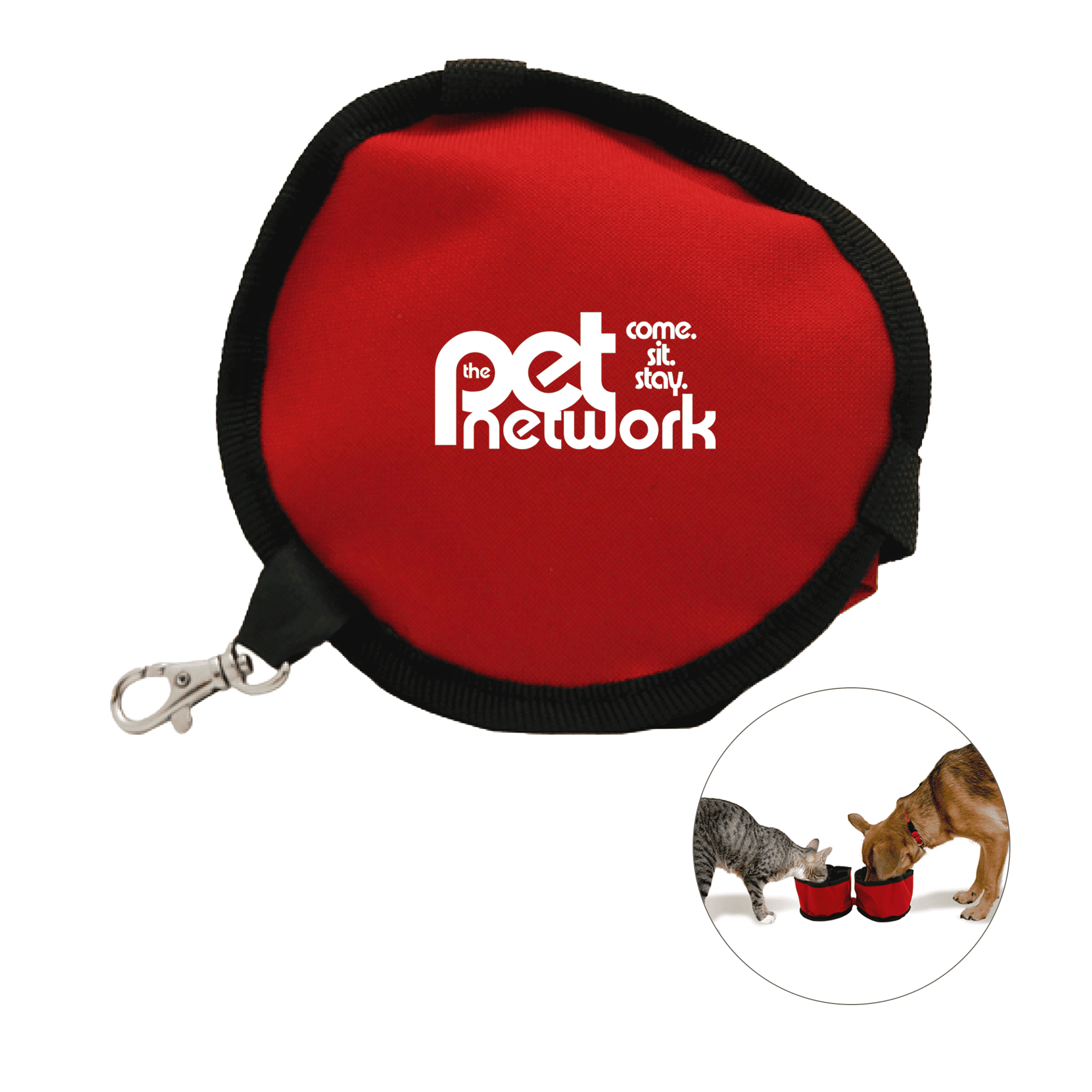Dual Collapsible Pet Bowls (Q164411)