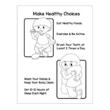 Be Healthy & Active Large Coloring Book (Q166022)