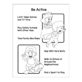 Be Healthy & Active Large Coloring Book (Q166022)