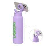 24 Oz. RINGO Pro Water Bottle with Magnetic Booster Ring - Lilac (Q166532)