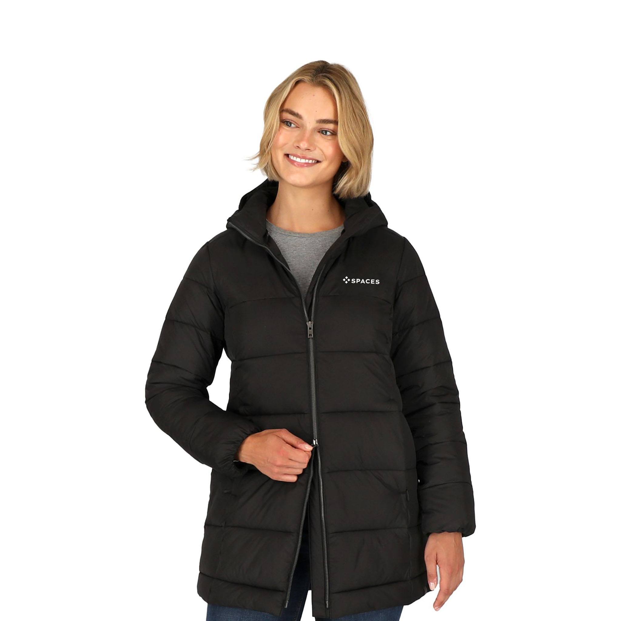 Women's GENEVA Eco Long Packable Insulated Jacket  Imprinted with Logo (Q166922)