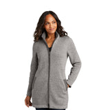 Port Authority® Ladies Arc Sweater Fleece Long Jacket (Q168922)