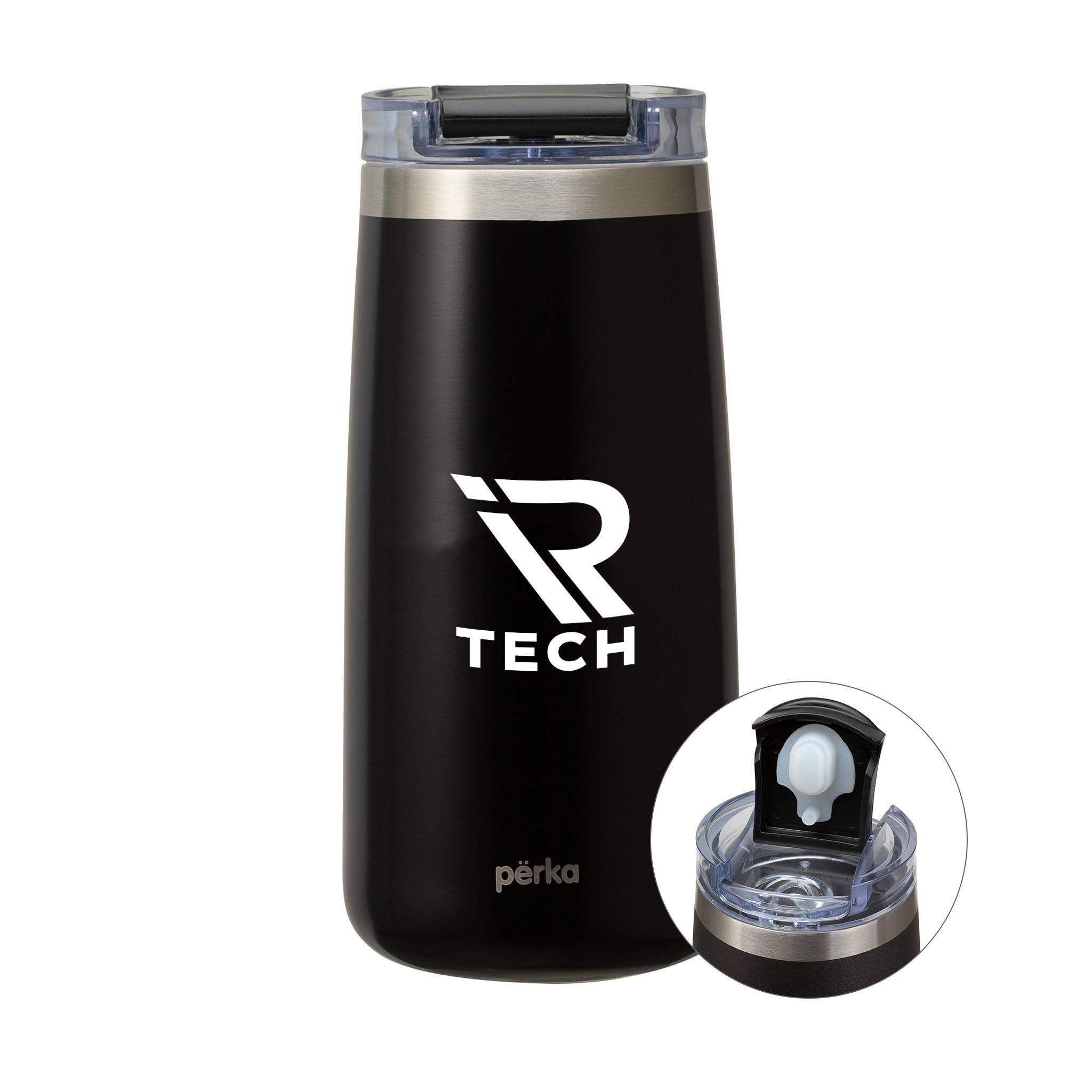 Perka® Erie 16 oz. Stainless Steel Tumbler  Imprinted with Logo (Q170111)