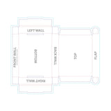 7.5" x 6" x 1" E-Flute Tuck Box (Q170322)