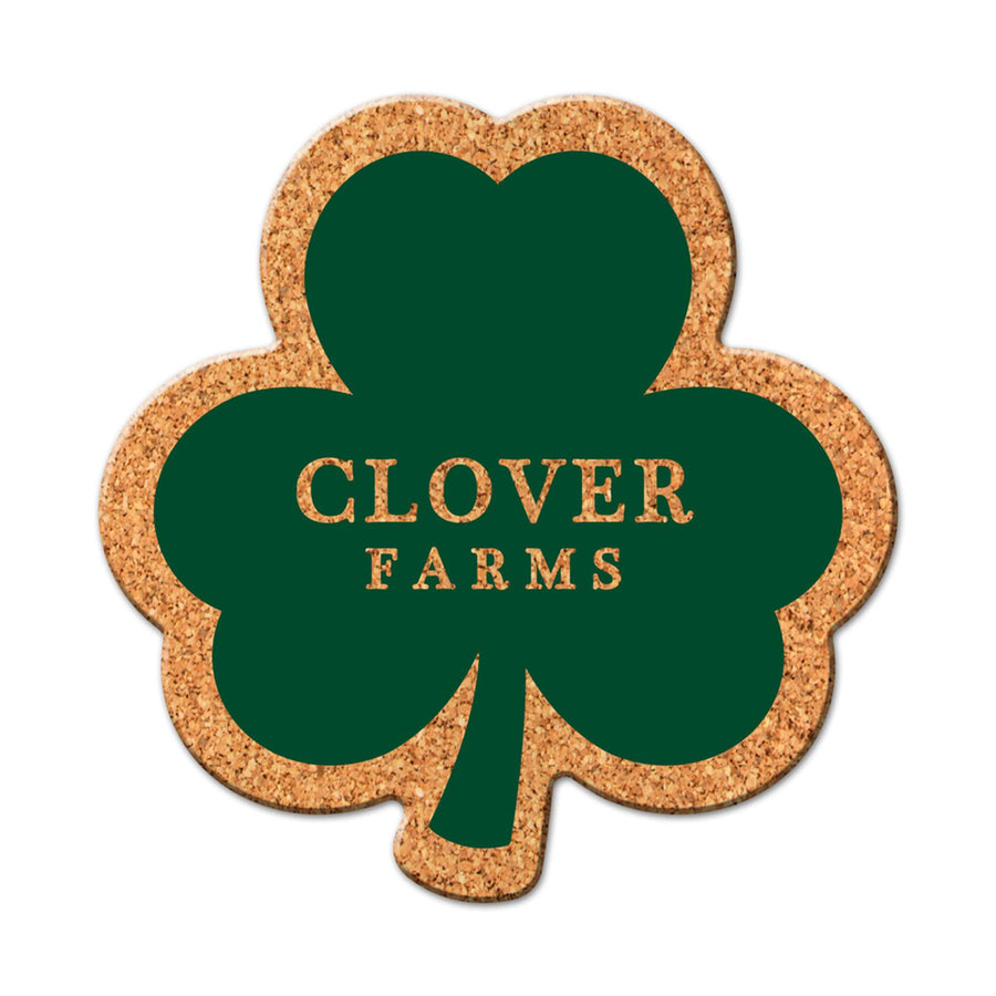 Cork Coasters-Shamrock Shape (Q170332)