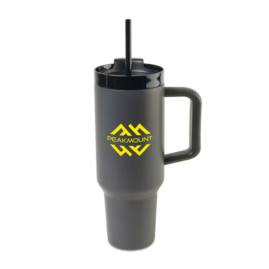 40 Oz. Adrian travel Tumbler With Straw - DG (Q171922)