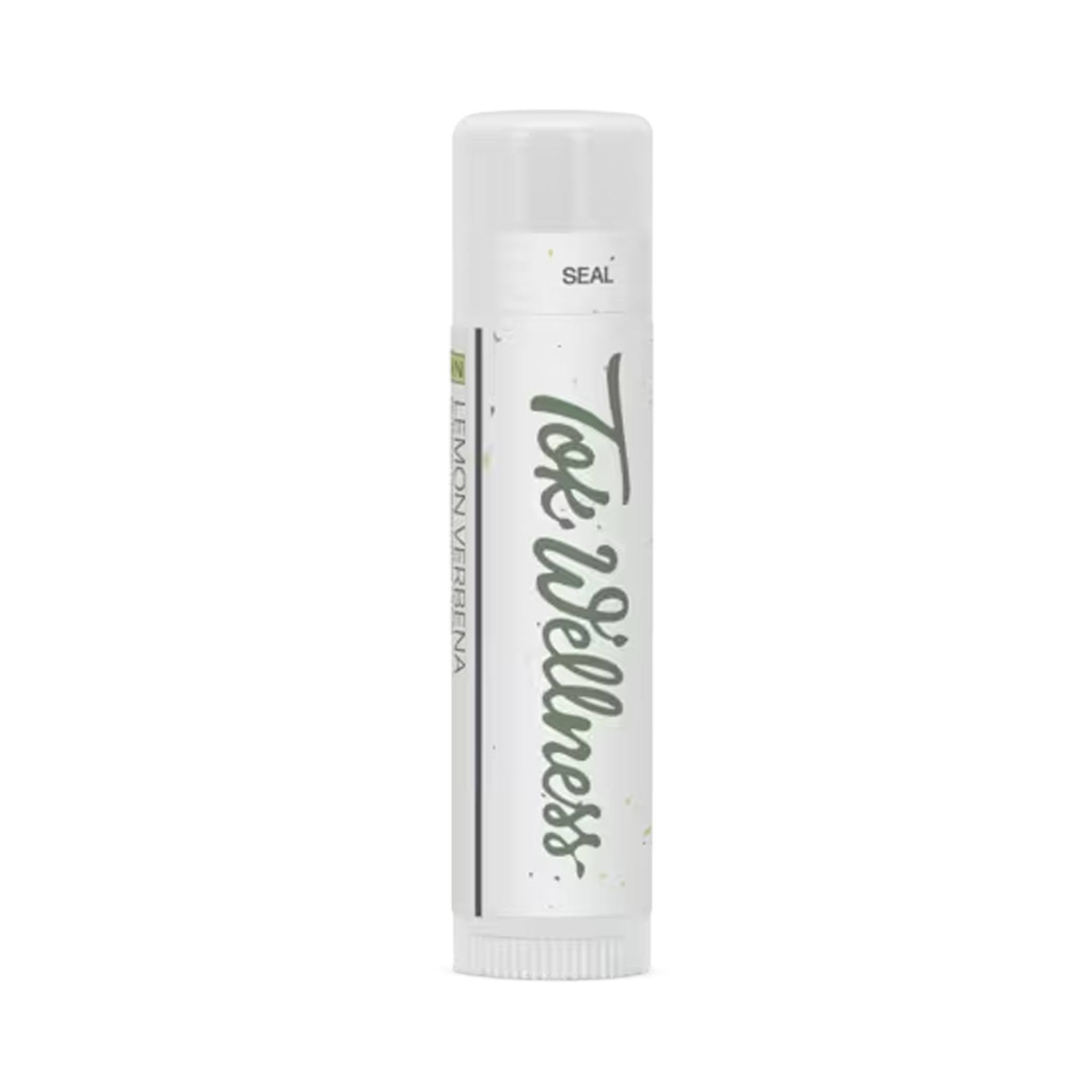 Lemon Verbena Natural Lip Balm In White Tube  Imprinted with Logo (Q172522)