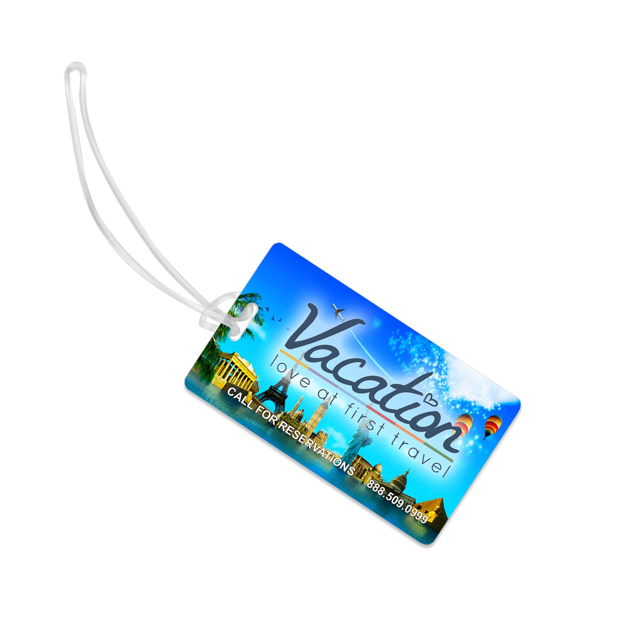 THUNDERBOLT PI PhotoImage® ID Slip-In Pocket Luggage Bag Tag (Q173022)