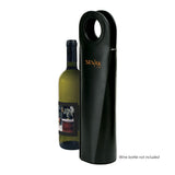 Leather Single Wine Carrier  Imprinted with Logo (Q173311)
