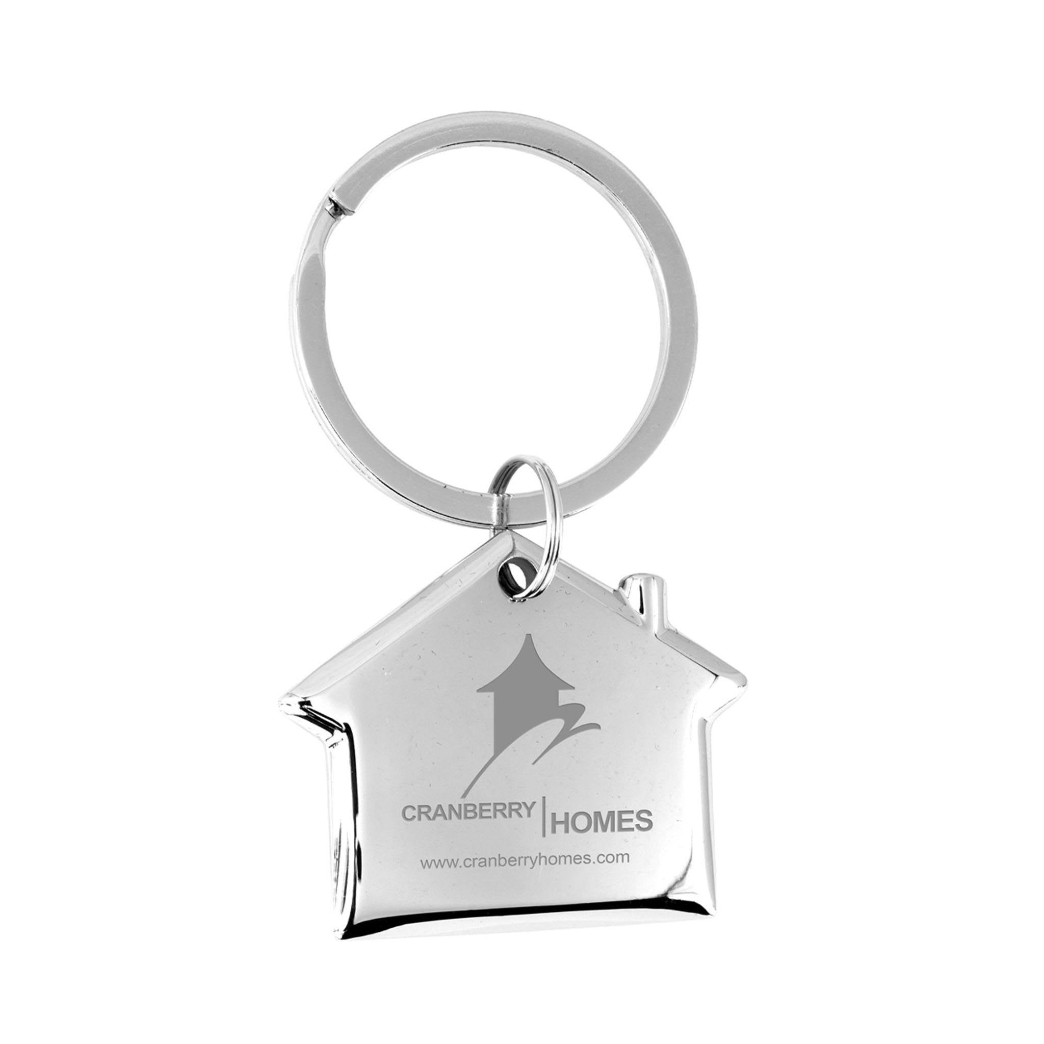 Home Sweet Home Laser Engraved Metal Keyholder  Imprinted with Logo (Q173722)