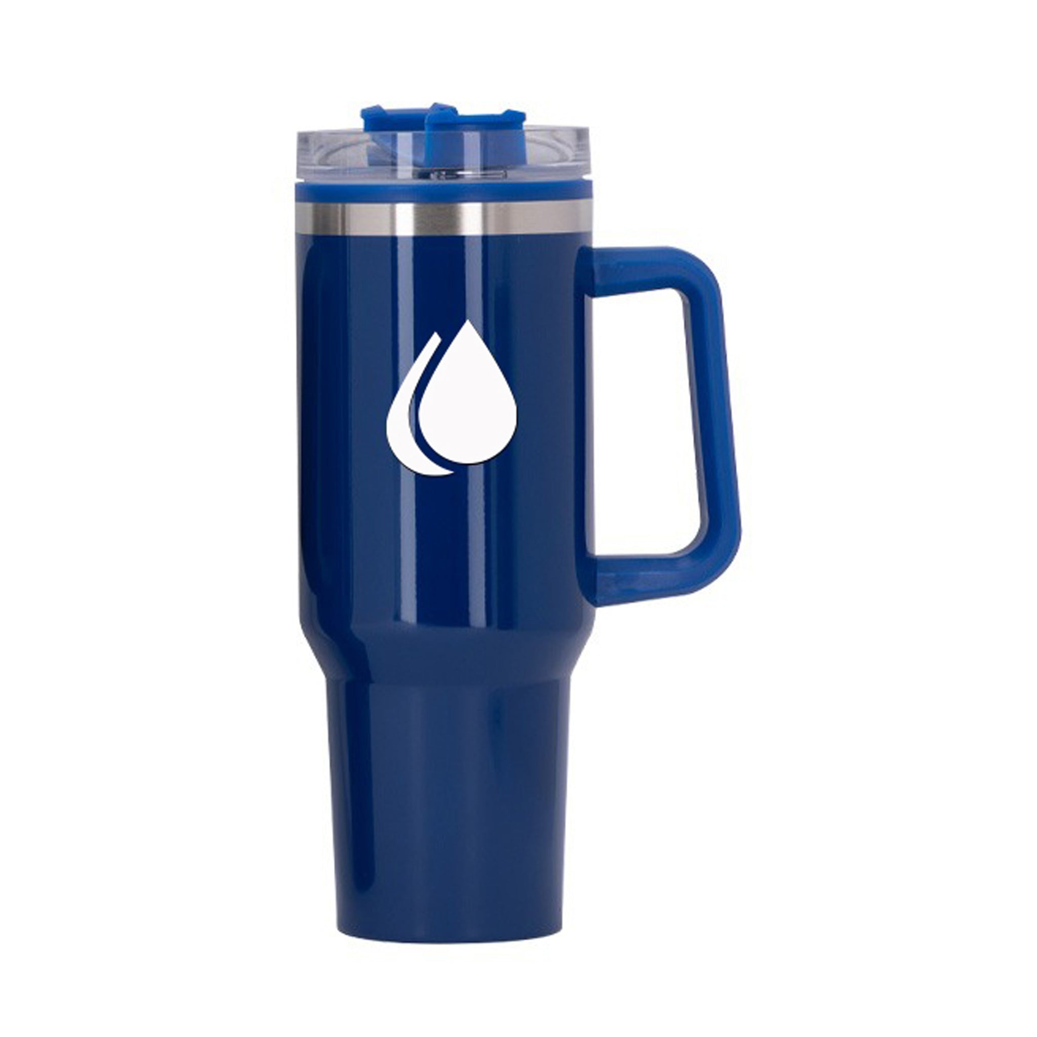 40 Oz. Behemoth Hugo Plastic Interior Stainless Steel Travel Mug  Imprinted with Logo (Q174022)