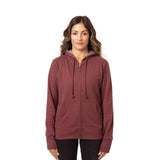 Econscious Ladies' Organic Heathered Fleece Full-Zip Hoodies (Q174811)