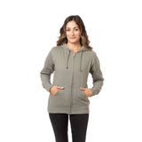 Econscious Ladies' Organic Heathered Fleece Full-Zip Hoodies (Q174811)